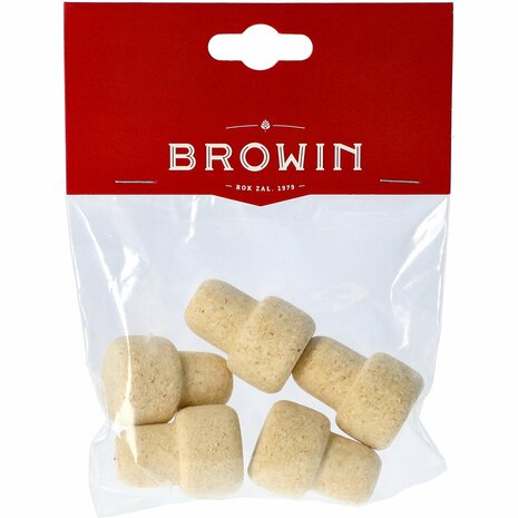 Champignon plug van kurk d 19mm - 5st