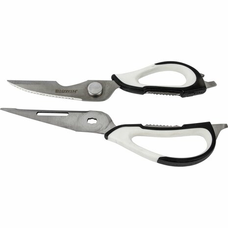 Multifunctionele keukenschaar met etui