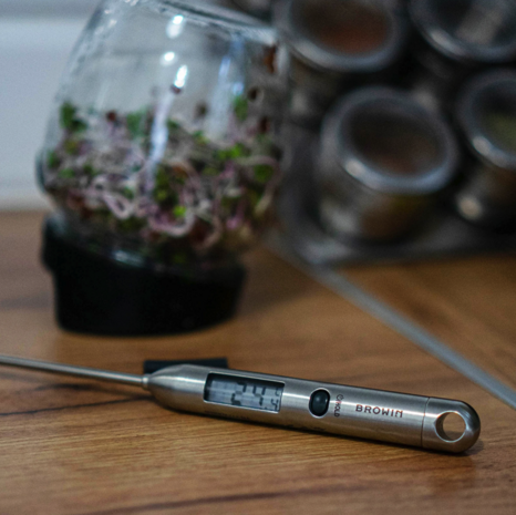 Thermometer met LCD display
