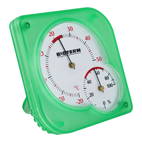 Bimetaalthermometer en hygrometer