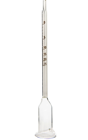Vinometer eenvoudig model 0°-25°