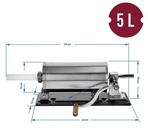 Worstmaker (horizontaal) 5KG