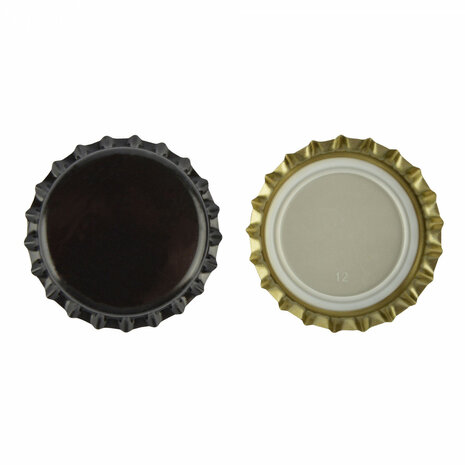 Kroonkurken Zwart 26 mm (verpakt per 100 stuks)