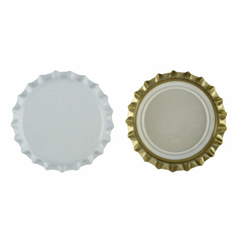 Kroonkurken Wit 26 mm (verpakt per 100 stuks)