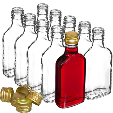 Glazenflesjes 200ml (10 stuks)