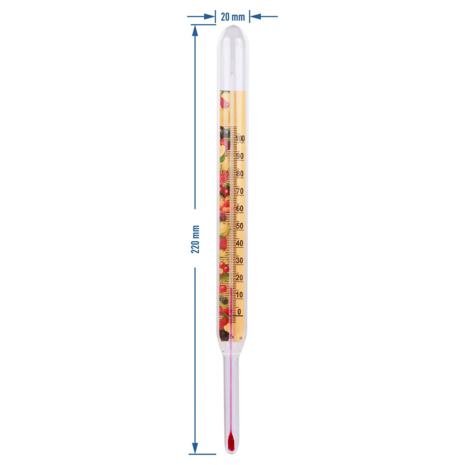 Vloeistof thermometer 23 cm