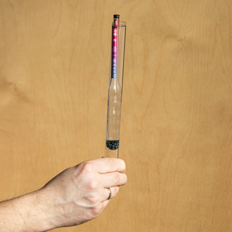 Onbreekbare alcoholmeter met NeoProof-buis, meetbereik 20-98%